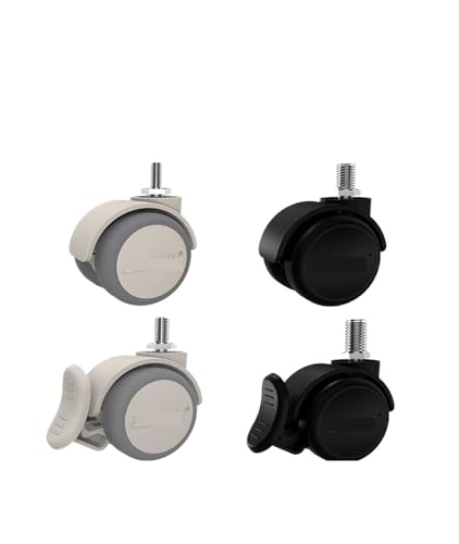 Roue de rechange durable et résistante à l'usure M12 avec frein intégré - 2