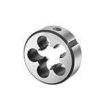 CoCud Filière Ronde Réglable Métrique, M16 x 2.0, en Acier Allié pour Filetage à Gauc...