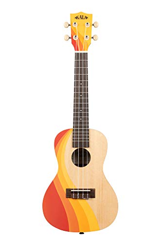 Kala Collection, 4-String Ukulele, Right, Surf Swell, Concert (KA - Image 2