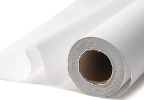 Image of Vakly Exam Table Paper Roll 14 in x 225 ft (2 Rolls) - Disposable Smooth Medical Barrier Paper for Doctors, Chiropractors, Massage Tables, Spas & Clinics