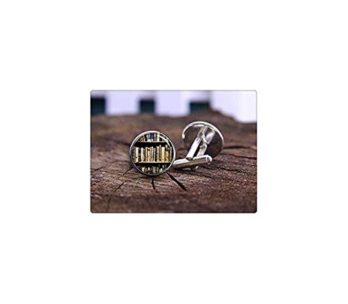 Mancuernillas Death Devil Art Picture para hombre miniatura 1