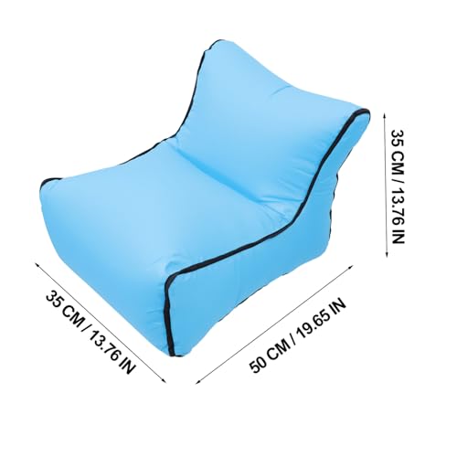 Fauteuil gonflable extérieur bleu pour relaxer durant vos activités
