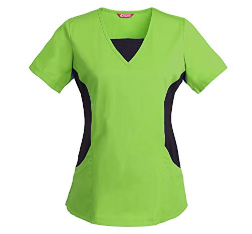 Women's Scrub Top Scrubs Top Apple Green