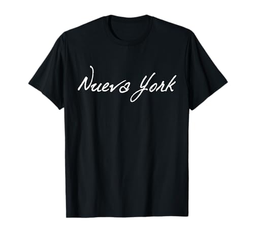 Nueva York Nueva York Estilo Retro Vintage Español Camiseta