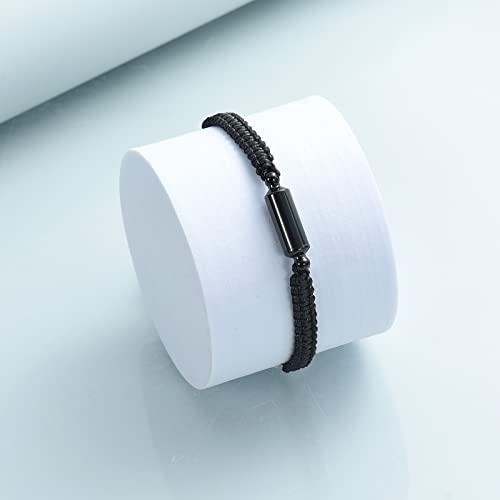 shajwo Cylinder Urn Bracelet for Ashes for Women Men Cremation Jewelry Memorial Keepsake Adjustable Lava Bracelet2