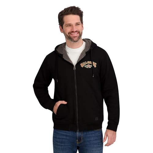 Billabong Mens Sherpa Lined Hoodie Jacket Black M