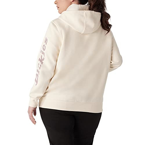 Image of Dickies womens Women's Plus Heavyweight Logo Sleeve Pullover