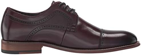 Stacy Adams Men's Dickinson Cap Toe Oxford, Burgundy, 10 M US | Image 5