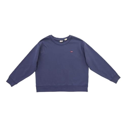 Levi's Plus Size Standard Crew Sweatshirt Femme, Crown Blue, 3XL Levi's Plus Size Standard Crew Sweatshirt Femme, Crown Blue, 3XL