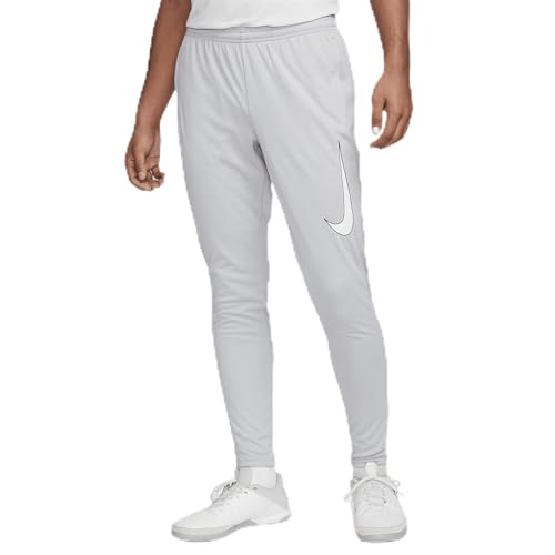 Nike Academy Men's Dri-FIT Soccer Pants (Wolf Grey/Wolf Grey/White, FN2385-012) Size Medium