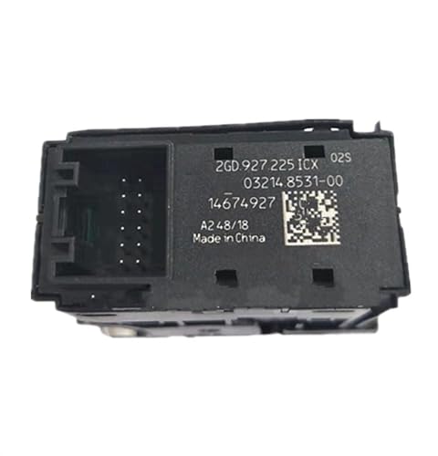Interruptor de estacionamiento 2GD927225 compatible con VW T-Roc en plástico ABS de alta resistencia 2