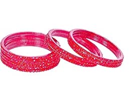 GLASS EMPIRE FASHION BANGLES SET FOR WOMEN & GIRLS (PACK OF 12) (2.4, PINK) (B0BH4BQQPJ) Amazon Price History, Amazon Price Tracker