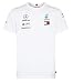 Mercedes Benz AMG Formula 1 Petronas White 2018 Men's Driver Team T-Shirt (Small) S      