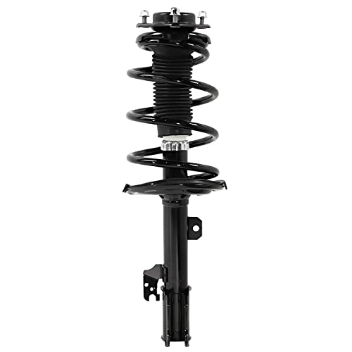 Image of Detroit Axle - FWD Front Strut with Coil Spring + Sway Bar Links Outer Tie Rods Replacement for 2011-2014 Toyota Sienna 3.5L