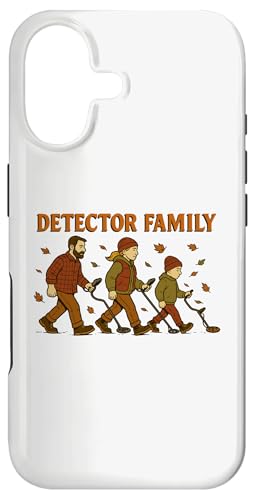 DETECTOR-FAMILY, 金属探知機 アクセサリー 宝物を探す 金属探知機 スマホケース iPhone 17 用