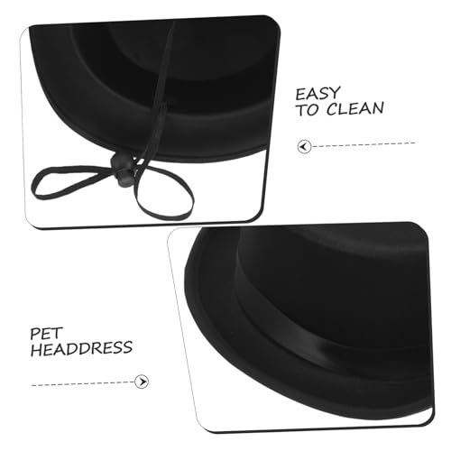 Sombrero para mascotas con pajarita WOONEKY miniatura 5