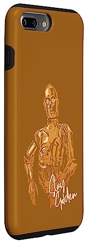 Coque iPhone 7 Plus/8 Plus Star Wars C-3PO étui de protection rigide