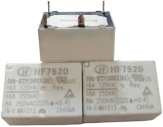 Relay 10PCS Relay HF7520 005-HTP HF7520 012-HTP HF7520 024-HTP HF7520-012-HTP HF7520-009-HTP HF7520 012 HTP 4PIN 16A 9V 12V (Size : HF7520-005-HTP)