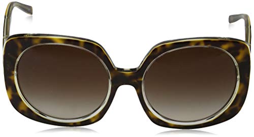 Michael Kors ULA MK2050 Sunglasses 303413-55 - Tortoise/Crystal Frame, Brown MK2050-303413-55 - Image 3