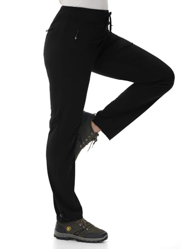 TBMPOY Calça feminina de caminhada leve para uso ao ar livre, secagem rápida, para viagem, resistent