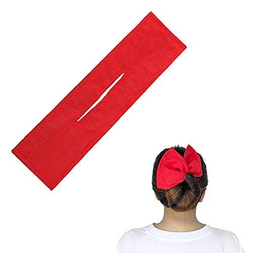 Deft Bun for Hair, Hair Tie Bun Maker, Soft Cloth | Easy To Carry | Widely Used | Multicolor,French Twist Donut Hairstyle Must-haves Tool (One Piece Red)