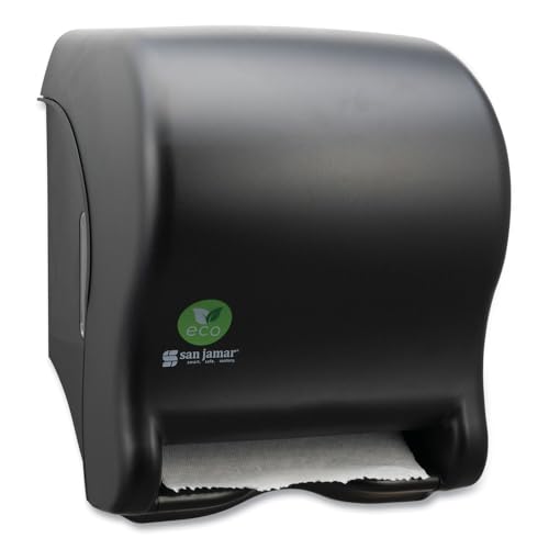 San Jamar Ecologic Tear-N-Dry Recycled Plastic Electronic Paper Towel Dispenser