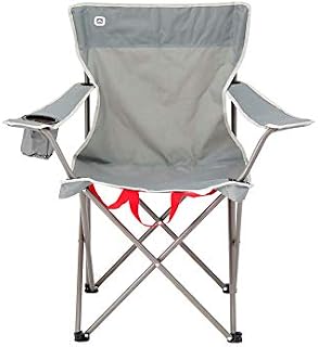 Outbound Camping Chair | Portable Foldable Wide Back Quad Chair with Cup Holder