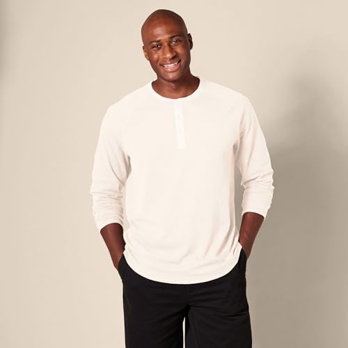 Image of Amazon Essentials Men's Long-Sleeve Henley Shirt