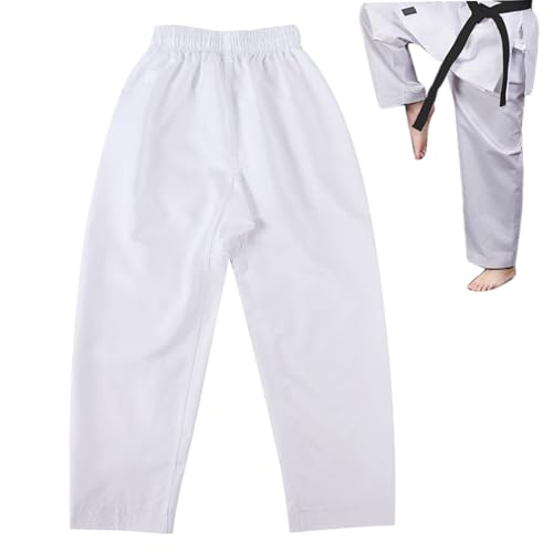 Pantalones artes marciales pantalones de karate | pantalones de karate pantalones de algodón suave para mujeres transpirables pantalones de taekwondo unisex karate karate pantalones de elásticos pant