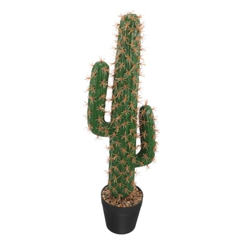 Zerodeko Cactus Artificiel en Pot 20.87 Pouces Plante Succulente sans Entretien Décor Bonsaï Intérieur Extérieur Bureau Jardin Balcon