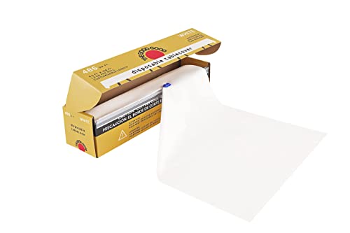 Thick White Plastic Disposable Plastic Tablecloth Roll With Easy Slide Cutter | 54 In Wide | Cover Square, Round, Foldable, Rectangle Table For Party, Birthday, Indoor, Outdoor, Events #TOP9