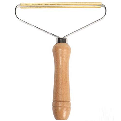Portable Wool Lint Remover for Clothes,Joylike Wooden Lint Roller Fabic Shaver Manual Brush