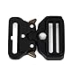 2er Set Metall Schnalle für Hundehalsband | 3 cm Breite | Metallschnalle | Schließe | Militärgürtel | Herrengürtel Militär Bundeswehr | für Gürtel 30 mm (Schwarz Silber Kupfer)