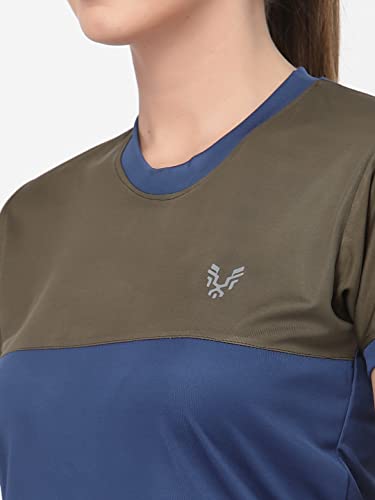 Image of UZARUS Women's Dry Fit Workout Top Sports Gym T-Shirt