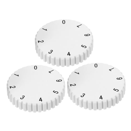 HONITANO 3 piezas Perillas para Congelador Control de Temperatura Ajustable Termostato de Plástico Duradero Recambio Frigorífico para Mantenimiento Fácil y Precisión Refrigeración