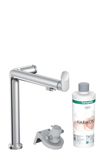 Aqittura M91 FilterSystem - Rubinetto da cucina con filtro dellacqua cartuccia Harmony 1 tipo di getto rubinetto da a 3 vie 240 mm miscelatore da orientabile