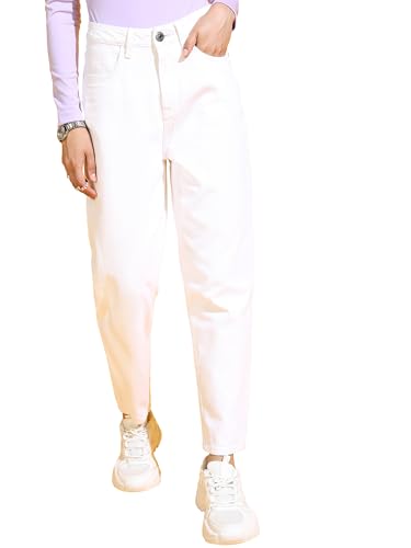 Image of Tokyo Talkies Straight |Jeans Pant|Blue,White & Black Jeans