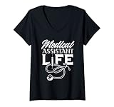 Photo Gallery donna assistente medico life healthcare infermiera clinica tecnica maglietta con collo a v Photo Gallery donna assistente medico life healthcare infermiera clinica tecnica maglietta con collo a v