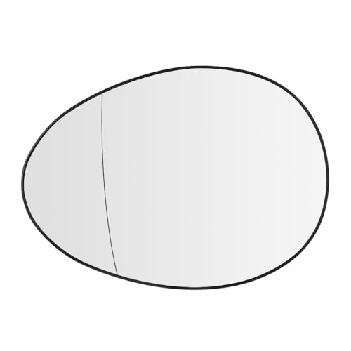 SENZEAL Cristal de Retrovisor Calefactable Izquierda para Mini R55 Clubman R56 Cooper R57 Cabrio R58 Coupé R59 Roadster R60 Countryman R61 Paceman 51162755625 (Izquierda)