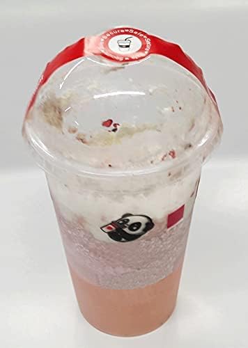 Miniatura 6 de 500 calcomanías seguras y seguras a prueba de manipulaciones para tapas de bebidas de 1 x 9 pulgadas, calcomanías de entrega de alimentos selladas