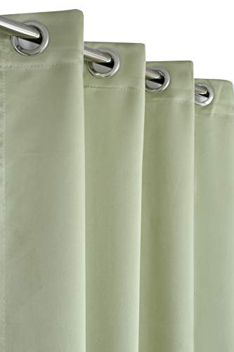 Image of Premium Blackout Solid Curtain for Home 100% Opaque Curtains for Window 6 Feet,Pack of 3,Olive Green
