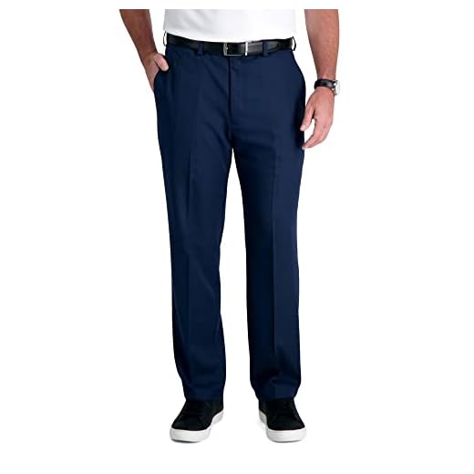 Haggar Men's Cool 18 Pro Flat Front Pants