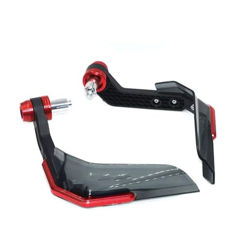Déflecteur de main Piaggio MP3 avec pare-brise intégré : aérodynamisme et style rouge sportif