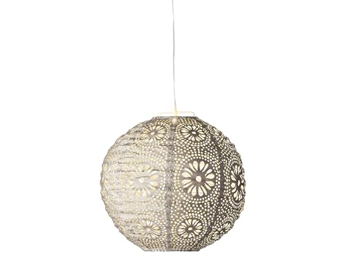 Lampe suspendue en forme de boule solaire Lumineo pour éclairer sans fil vos espaces sombres