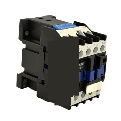 Contacteur électrique 12A CJX2-1201 commande 110V AC avec contact auxiliaire NF 3P