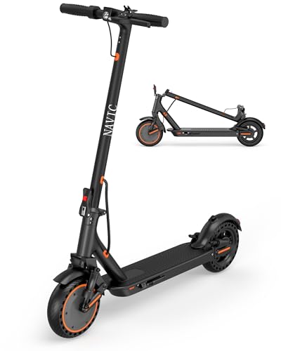NAVIC Electric Scooter for AdultsTop Speed 19/22 MPHRange 19/22/28 Miles8.5/11 TiresE-Scooter with Dual Suspension for Commuting APP Control