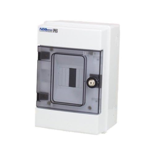 Piccola distribuzione per ambienti umidi, con serratura RH 4/Z, IP65 AP 4439