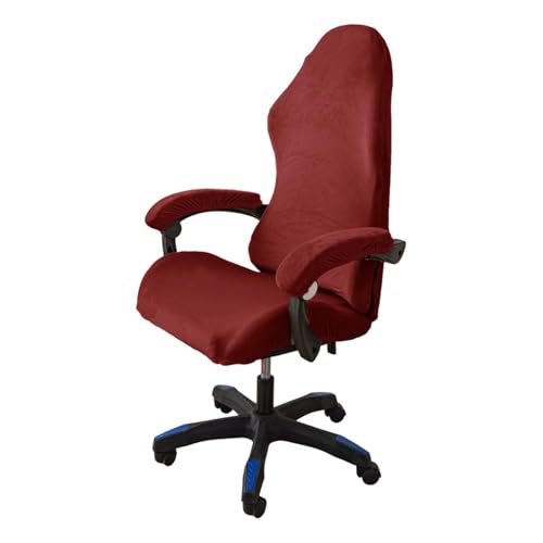 tintoke Gaming Stuhl bezug 4 STK mit Armlehnen/stuhlrücken bezug/sitzbezug bürostuhl,GamingStuhlbezüge Anti-Rutsch,Abnehmbar,waschbar,Gute Elastizität,für Gaming-Stühle, Computerstühle (Rot)