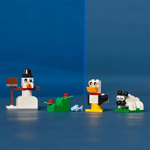 Image of LEGO Creative White Bricks Building Blocks for 4 Years and Above