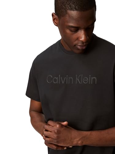 Calvin Klein Men's Relaxed Fit CK Logo Crewneck T-Shirt3